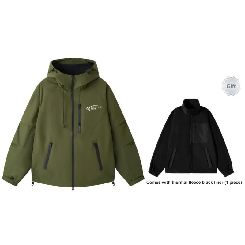 LIGHTNING BEAR Windbreaker Jacket Unisex-25