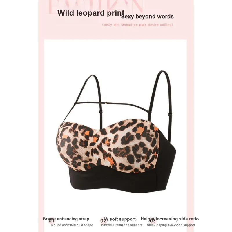 Pretty Lady Bra Women's Leopard Print-5