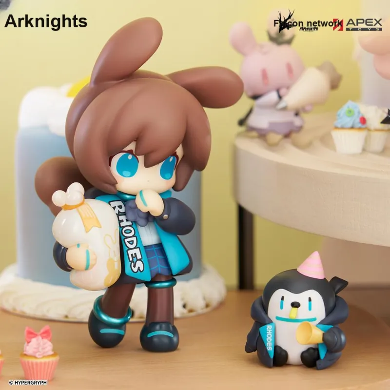 Arknights A Dessert, Amiya And The Demon King Chibi Figures-1