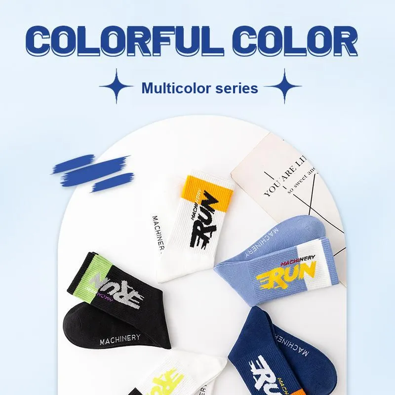 Cotton Gene Mid Calf Socks Men's 5 Pack-1
