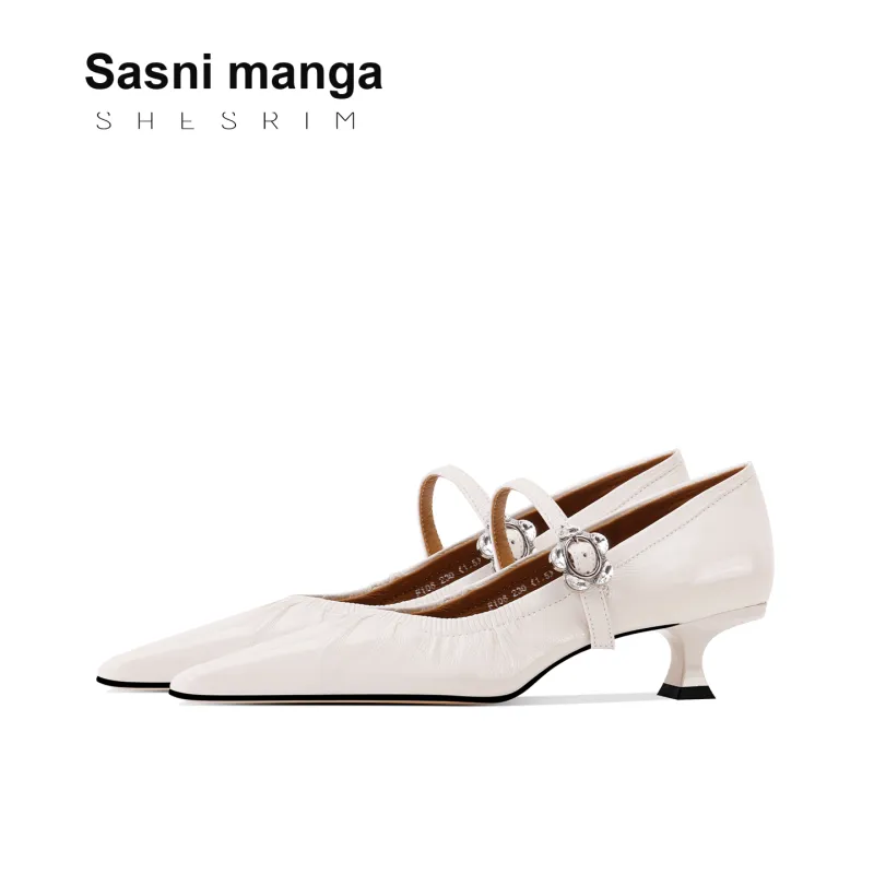 Shesrim Spool Heel High Heels 4cm Women's-4