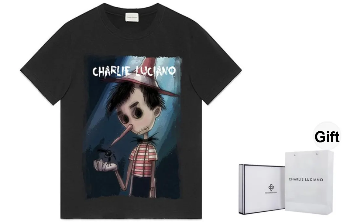 Charlie Luciano T Shirt Unisex Black