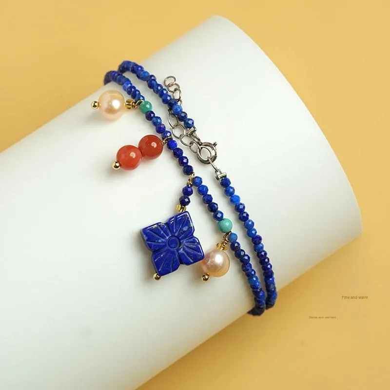 XIAOLIUJADE Lapis Lazuli Jade Bracelets Unisex-3