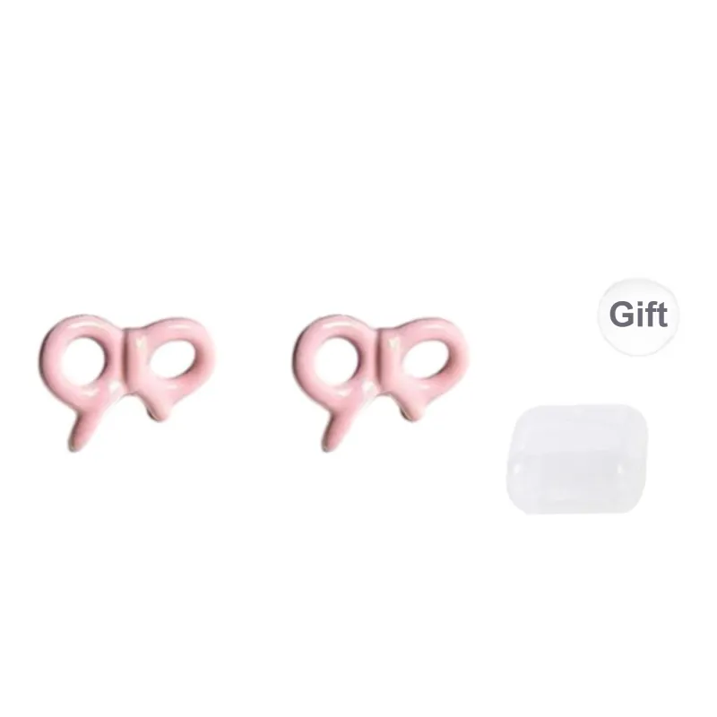Shiban Ceramic Stud Earrings Women's-3