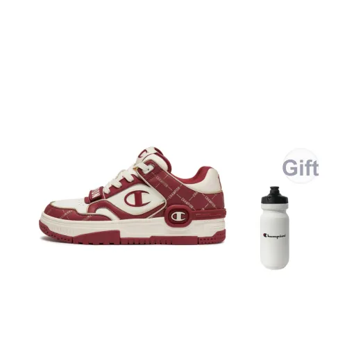 Champion Low Top Скейтборд Кроссовки Унисекс Молочно-белый Пепельно-красный