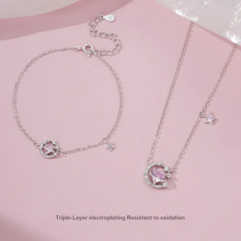 Kelanxi 999 Fine Silver Necklaces Women's-3
