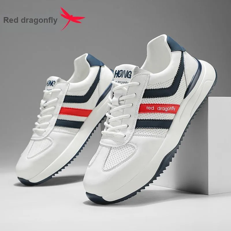 RED DRAGONFLY Men's Casual Shoes Men's Comfortable Low Top Round Tip-10