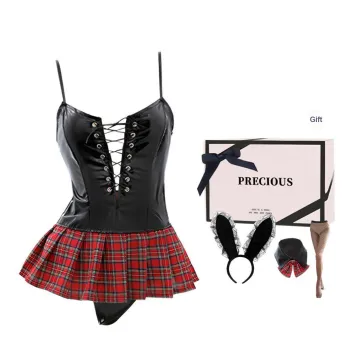 TLXT Nightgown Women's Gift Box Set Black+Red
