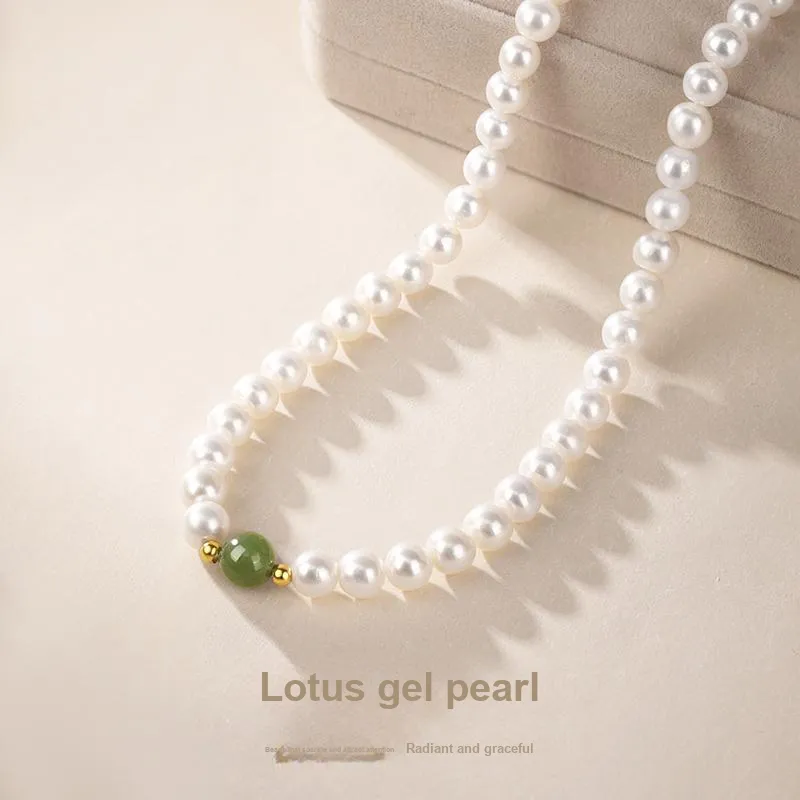 JINLIUFUJIXIANG Pearl Necklaces Unisex-19