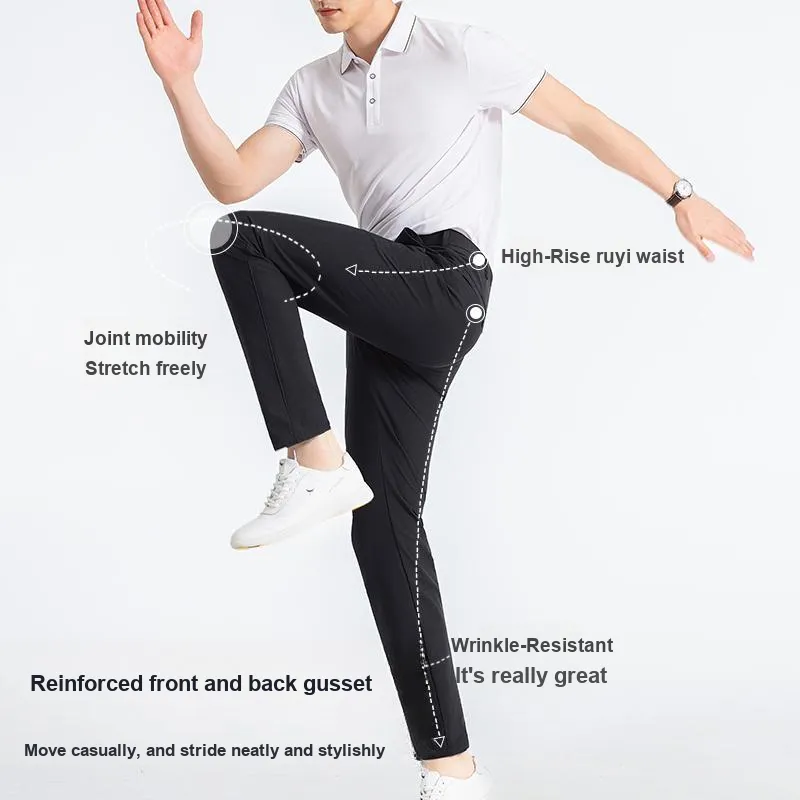 Red bean Casual Pants Men-6