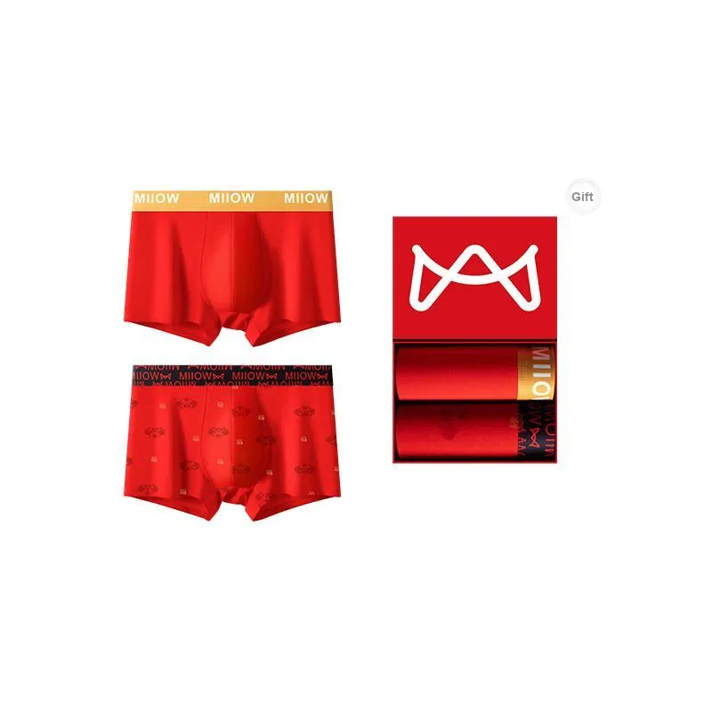 MIIOW Boxer Briefs Men's Gift Box Of 2 Strips-3