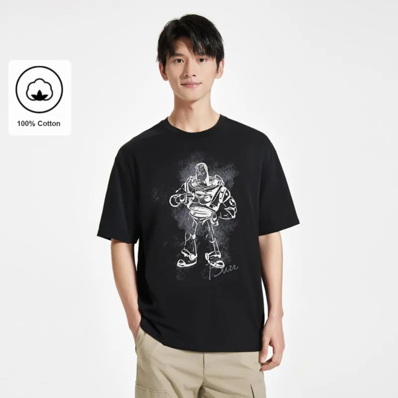 Hotwind Toy Story Series T Shirt Men's 01 Black-2