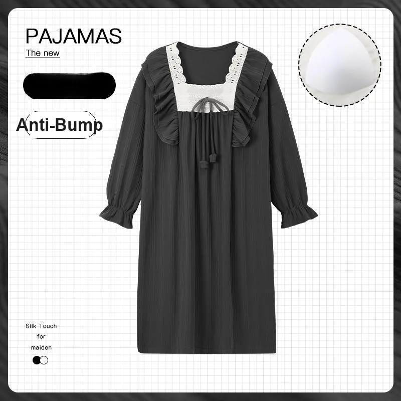 MADALLO Nightgown Women's Dark Gray-3