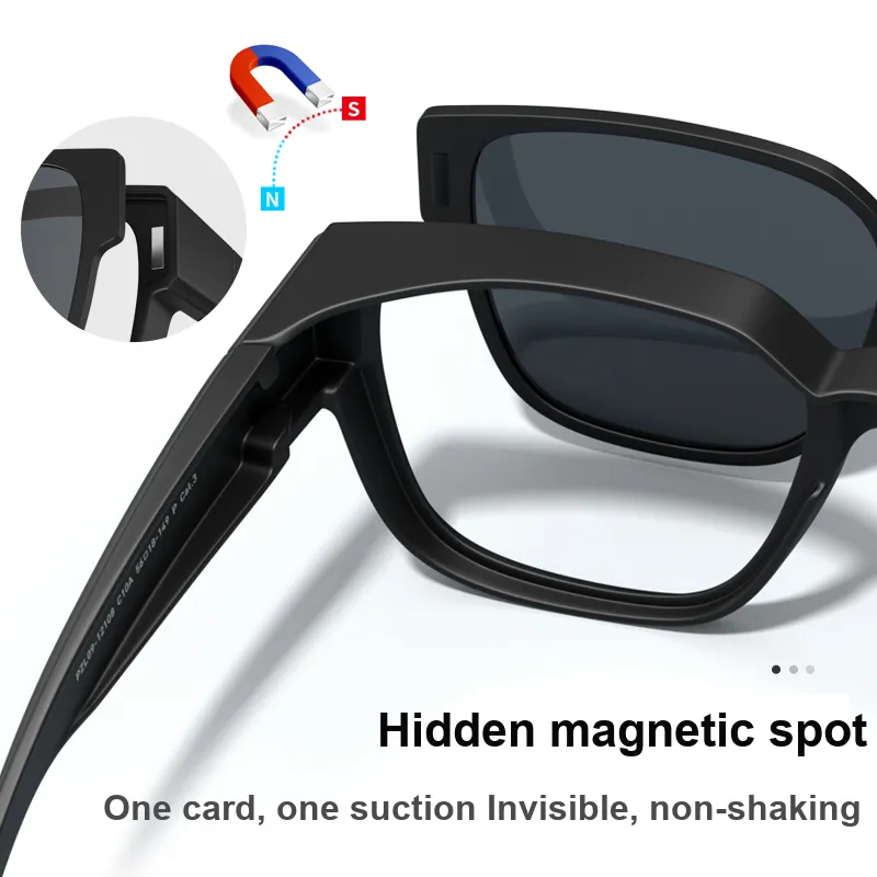 PARZIN TR90 Square Sunglasses Unisex-3