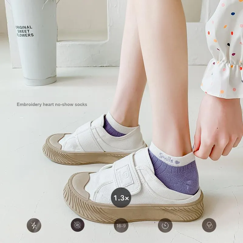 Lan Miao Ankle Socks Women's Shopping Bag 5 Pack-20