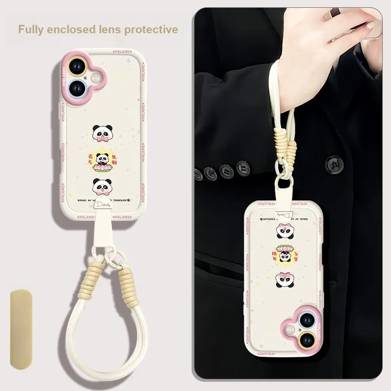 Sen Dog Silicone Material With Lanyard Backpack Style Phone Cases Compatible With Apple 16 Pro Max/Pro/Plus/15/14/13-3
