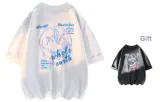 White (Includes Dark Gray Same Style T-Shirt)