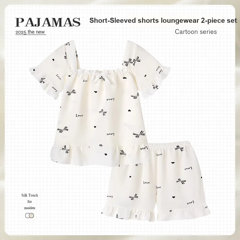 O'MESIK Pajama Set Women's Apricot-1