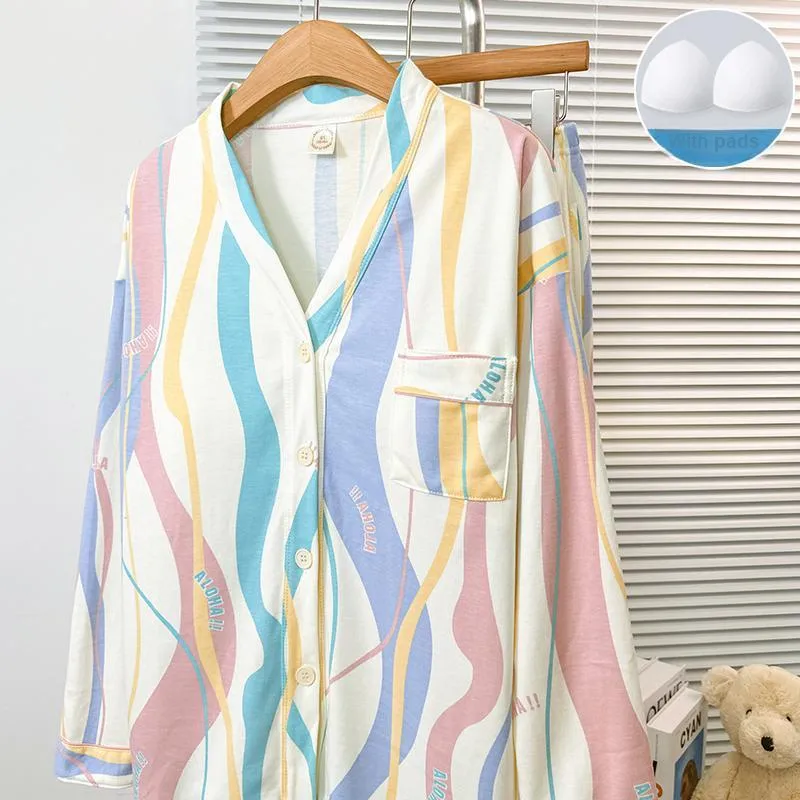 Sleeping Beauty Pajama Set Women's White-1