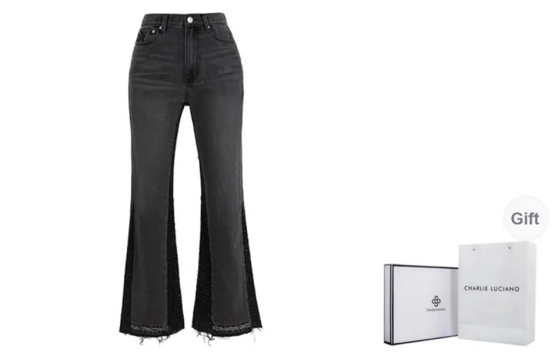 Charlie Luciano Jeans Unisex Black-0
