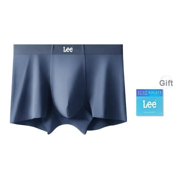Lee совместный бренд модель Трусы Мужские Модал Летний Дышащий Удобный Мягкий Боксеры 4 упаковки Независимый Подарочный набор в коробке
