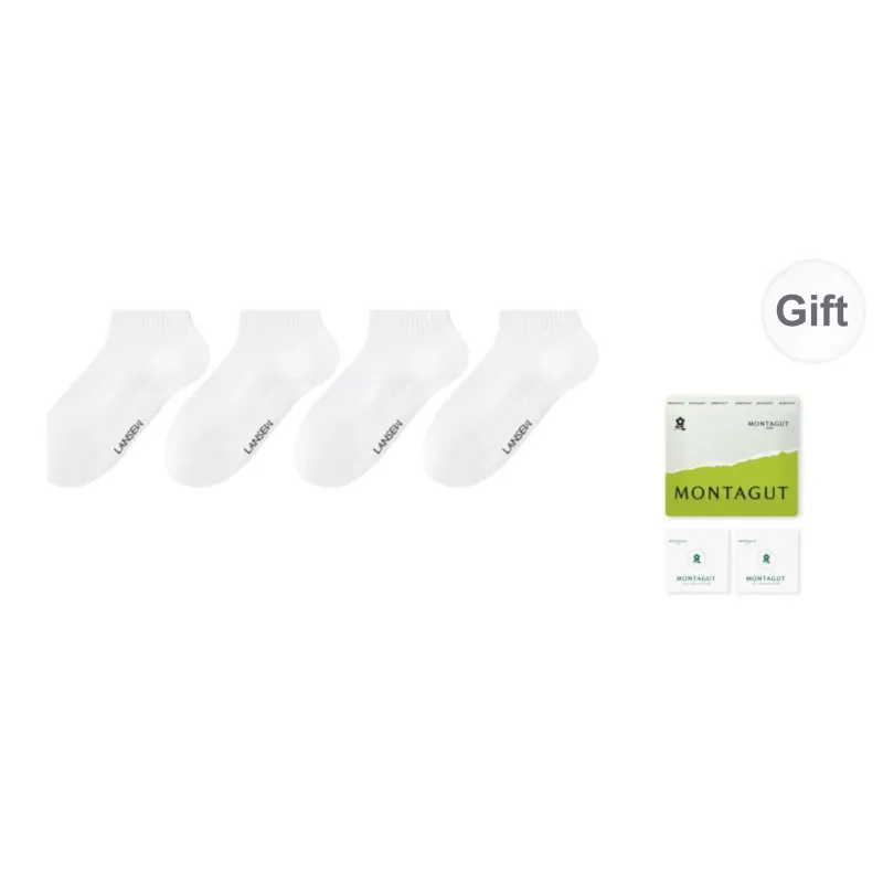 Montagut Mid Calf Socks Unisex 4 Pack-17