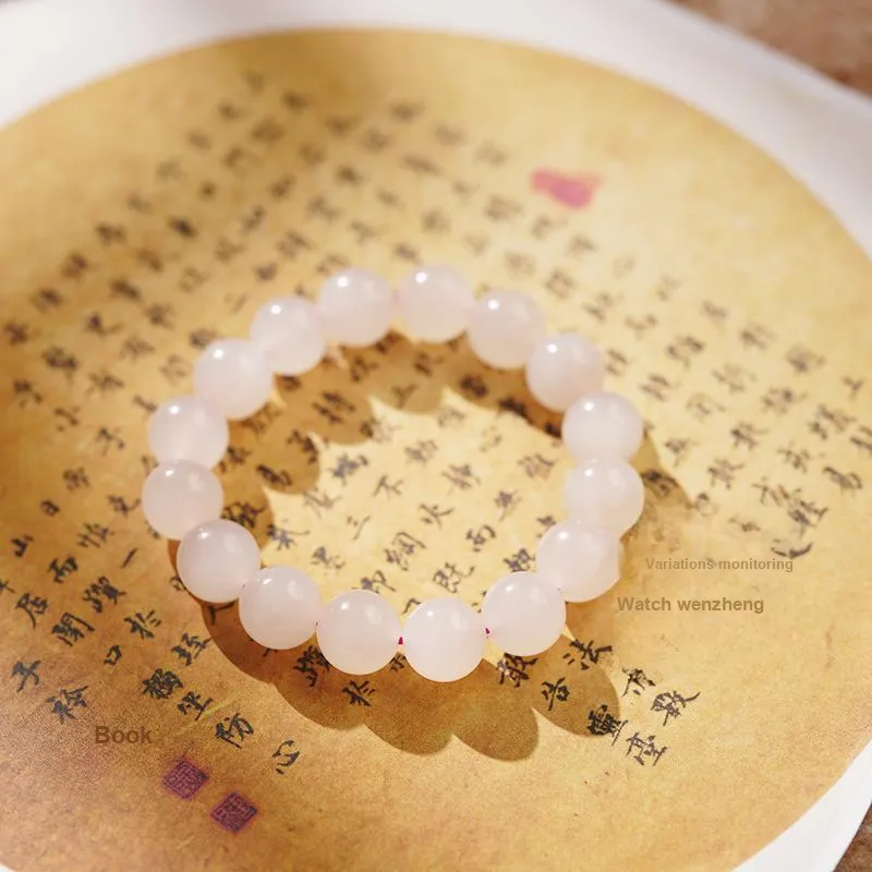 FANHAOGANG JADE Hetian Jade Bracelets Dusty Pink Women's-5