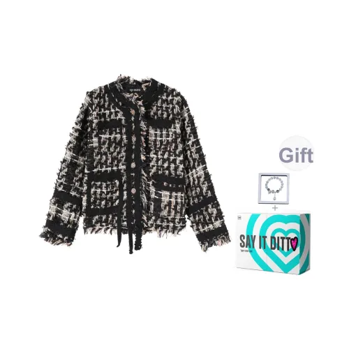 CPAURA Укороченное пальто женское цвет обсидиан