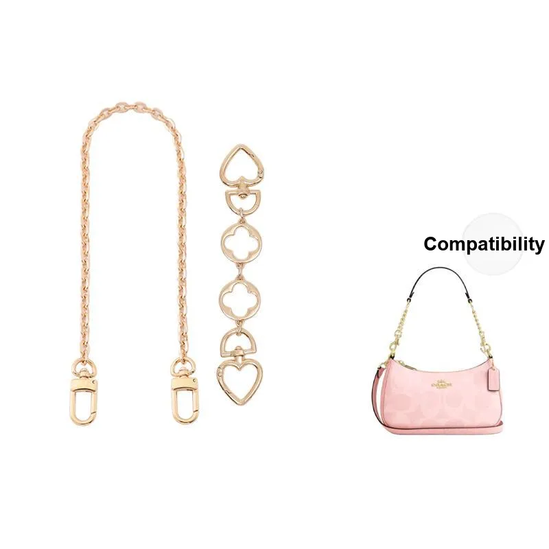 Gloya Metal Bag Accessory Women's Gold Tone-8