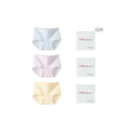 GRACEWELL Женское нижнее белье сумка для покупок 3 упаковки