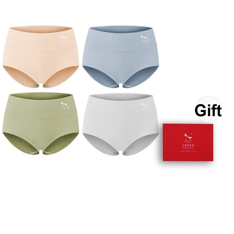 RED DRAGONFLY Cotton Panties Women's Box 4 Pack
