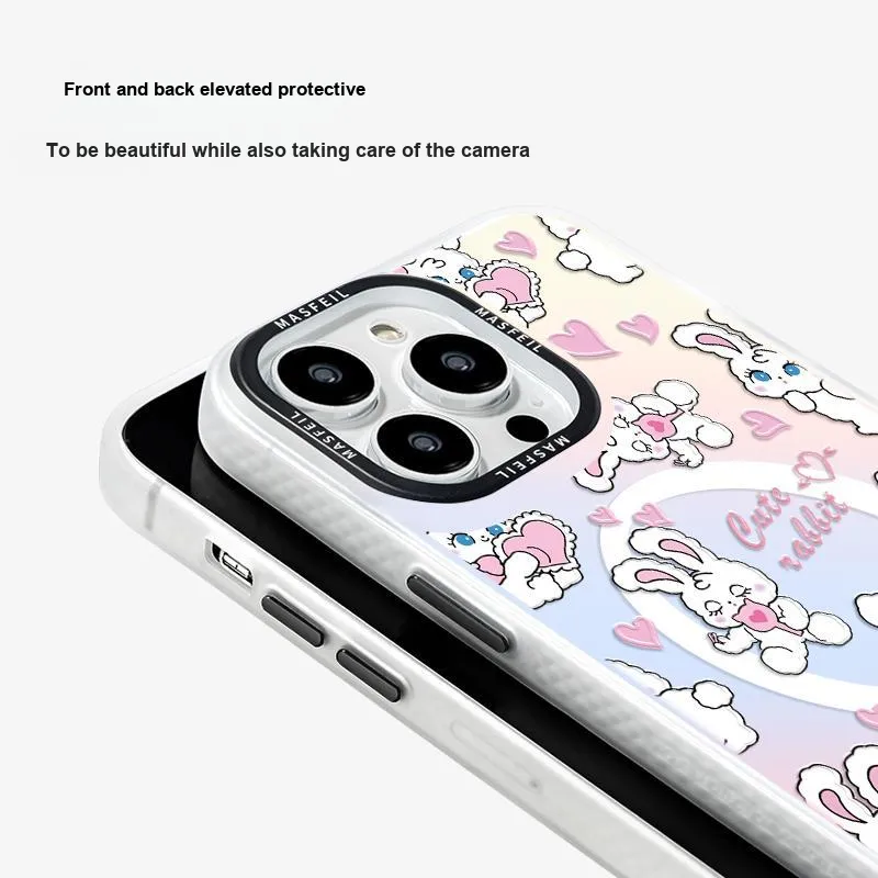 Marsfield TPU Material IMD Laser Magnetic Case Phone Cases Compatible With Apple 16/15/14/13 Pro/Mac Pro-3