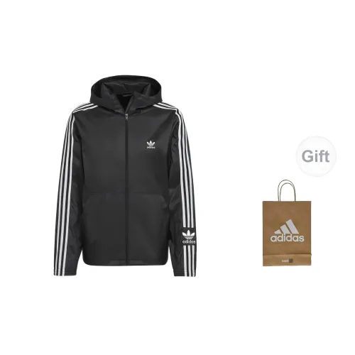 Adidas Jackets Men Black Gift Bag