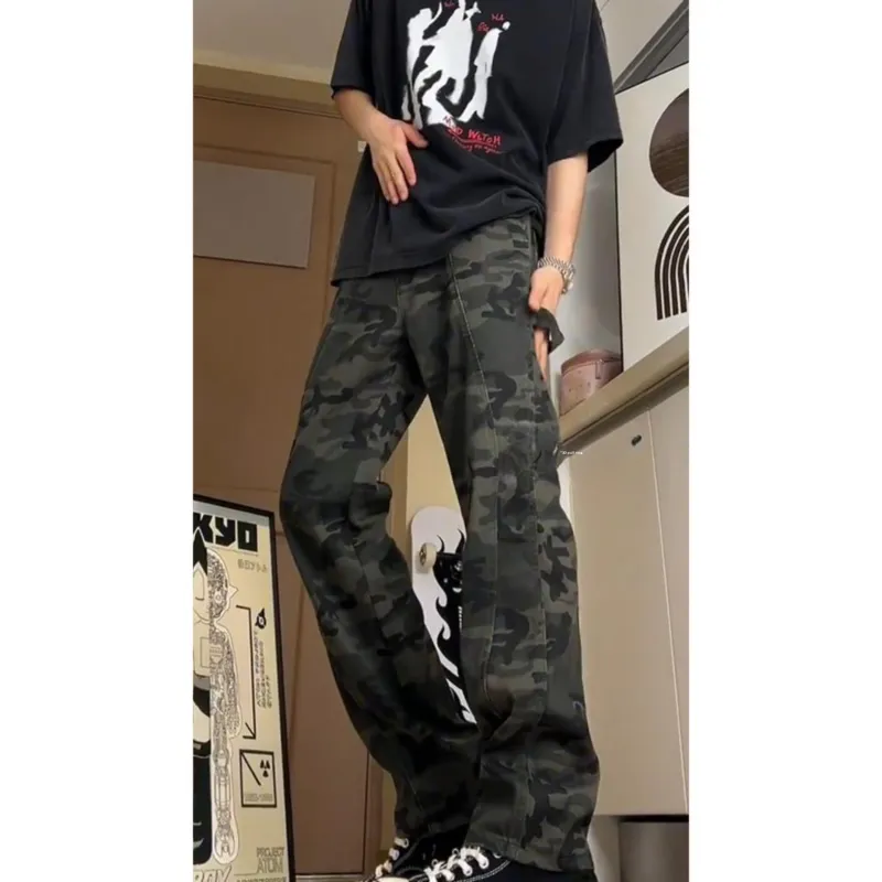 KWER Jeans Unisex Camouflage-1