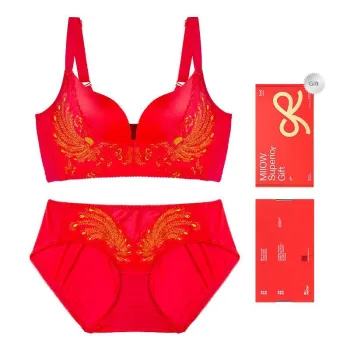 MIIOW Underwear Set Women's Gift Box Set Red