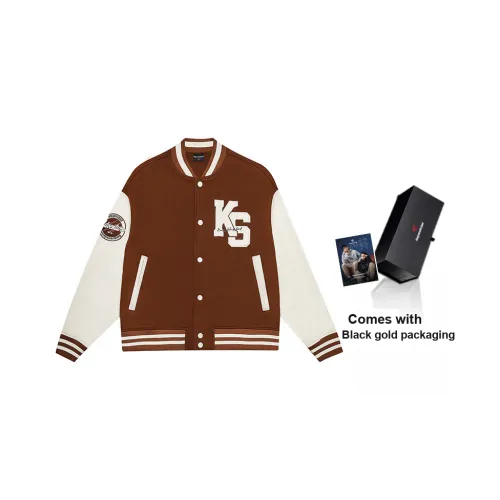 Kang's Wonderland Бейсбольная куртка Унисекс Хаки Коричневый
