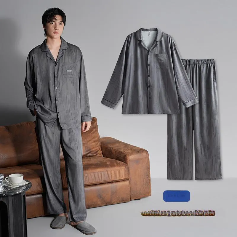 Peninsula City Pajama Set Essentials For Students And Office Workers Men's-6
