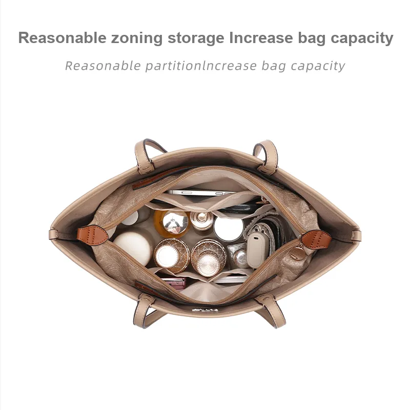 Tide Portable DuPont Paper Lining Bag Medium Bag Interior Pocket Storage Unisex-4