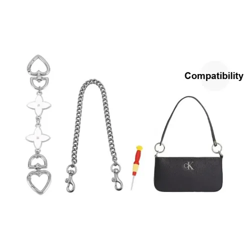 Сплав Металл Сумка Ремень Женская Серебряная