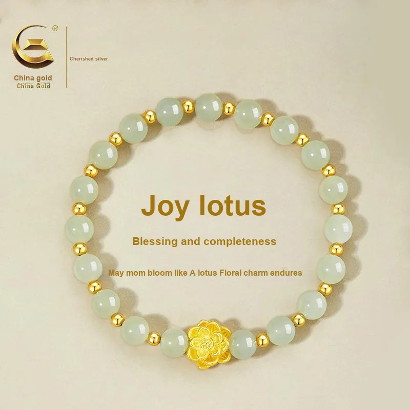 ZSY Hetian Jade Bracelets Pale Greenish White Jade Women's-3