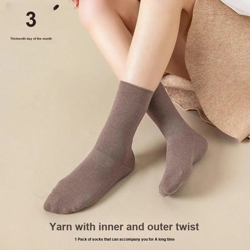 Thirteen day Season Mid Calf Socks Women's 4 Pack-27