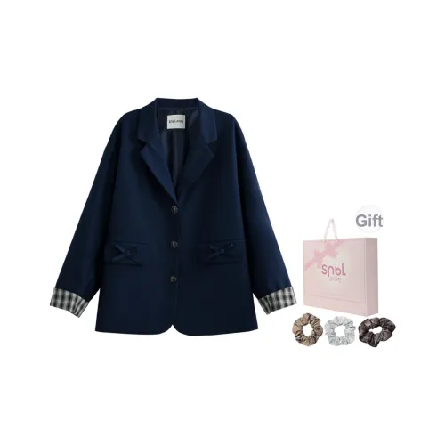 SNBL Темно-синий Синий Женские Деловые Костюмы