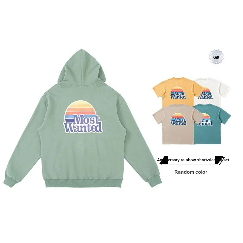 MostwantedLab Classic Rainbow Sweatshirt Spring Fall Unisex-39