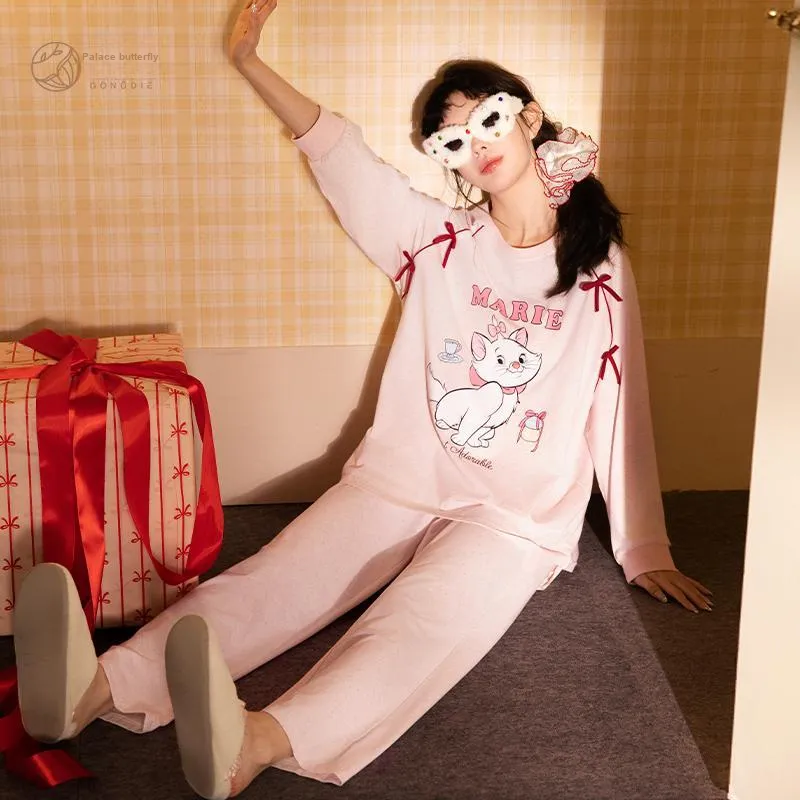 Gongdie x Disney Pajama Set Women's Gift Box Set Light Pink-1
