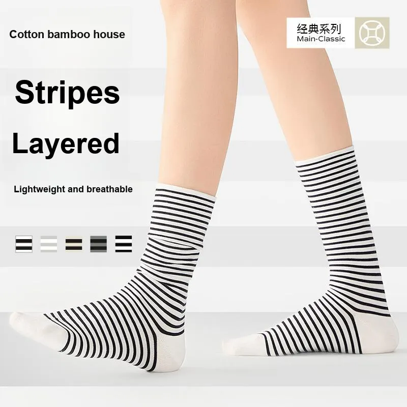 B&C.Room Knee High Socks Women's 3 Pack-8