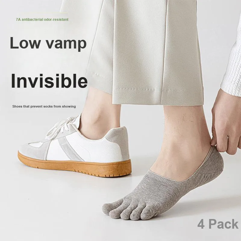 MIZU No Show Socks Men's 4 Pack-7