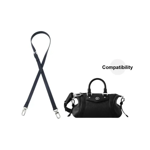 Сумка из коровьей кожи ремень женский черный