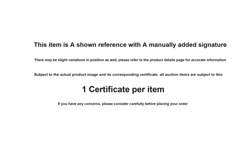 Huayitaojin Basketball Fan Supplies With Beckett BAS Official Certification, Unframed Unisex-1
