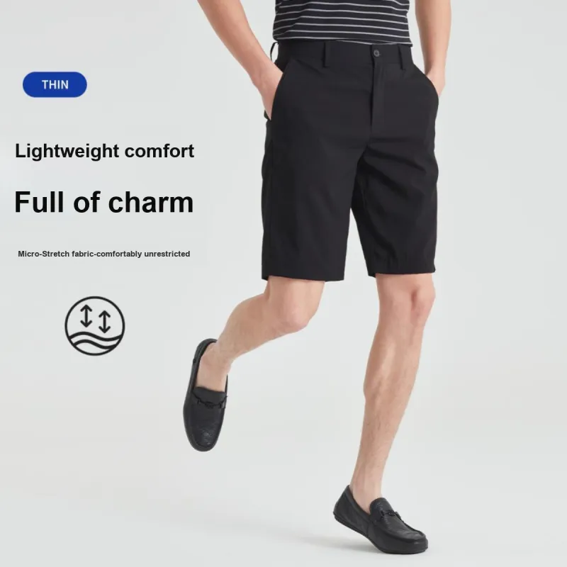 LESS IS MORE Casual Shorts Men's Black-2