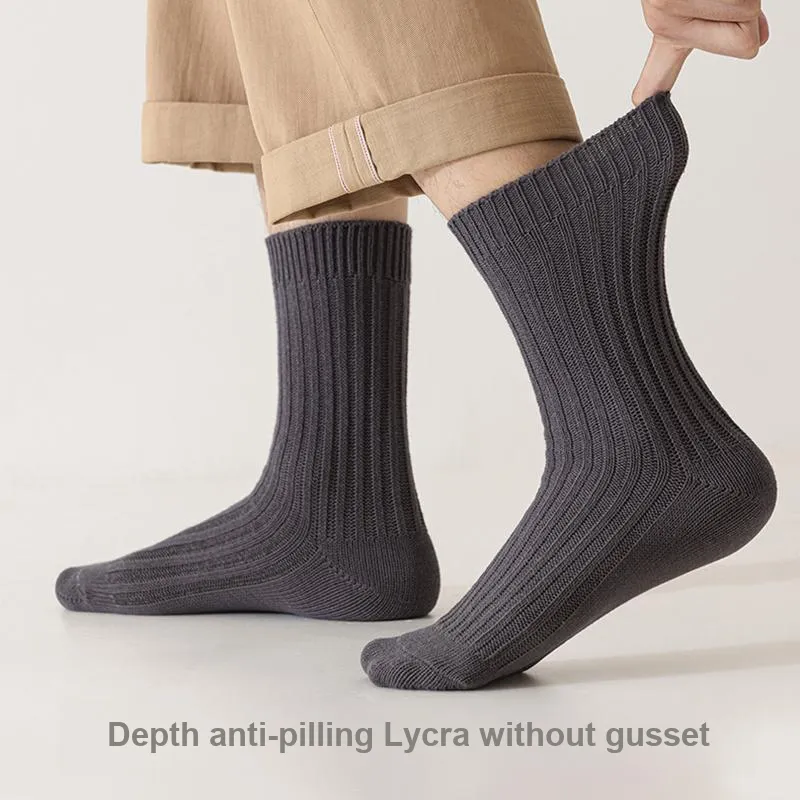 YINSHILIANGPIN Mid Calf Socks Men's 5 Pack-54